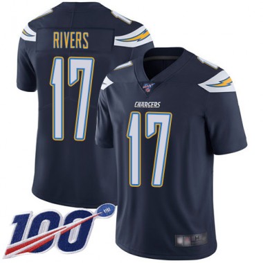 Los Angeles Chargers NFL Football Philip Rivers Navy Blue Jersey Youth Limited 17 Home 100th Season Vapor Untouchable